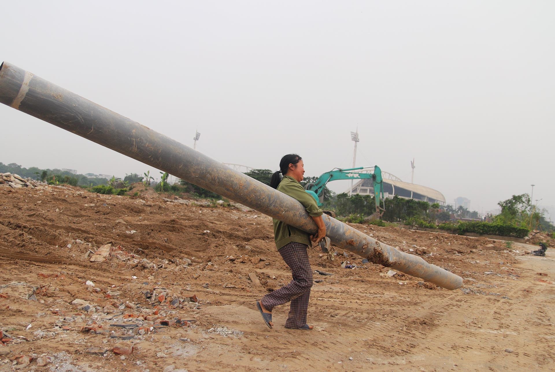 Duong dua F1 tai ha noi dang giai phong mat bang anh 11