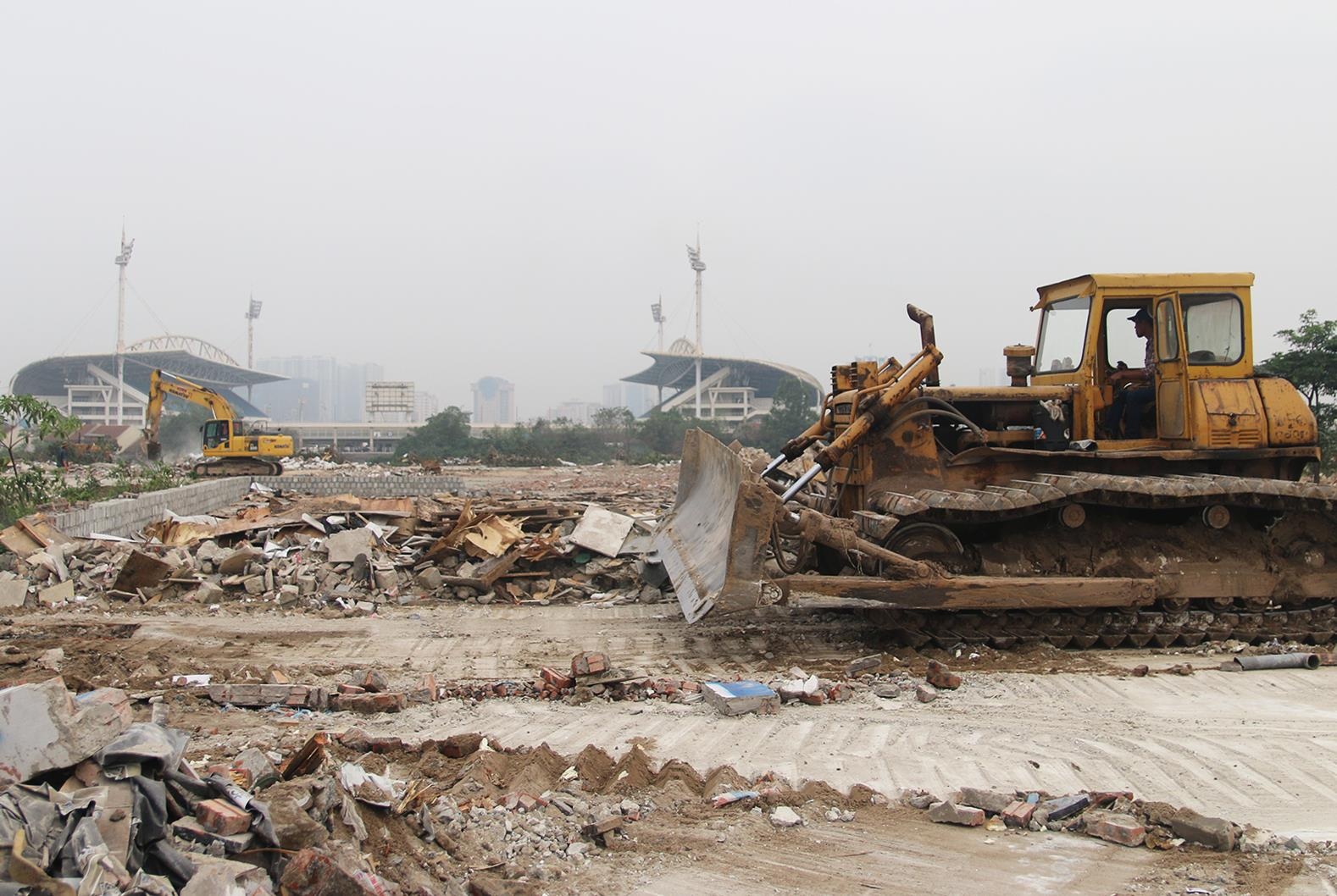 Duong dua F1 tai ha noi dang giai phong mat bang anh 5