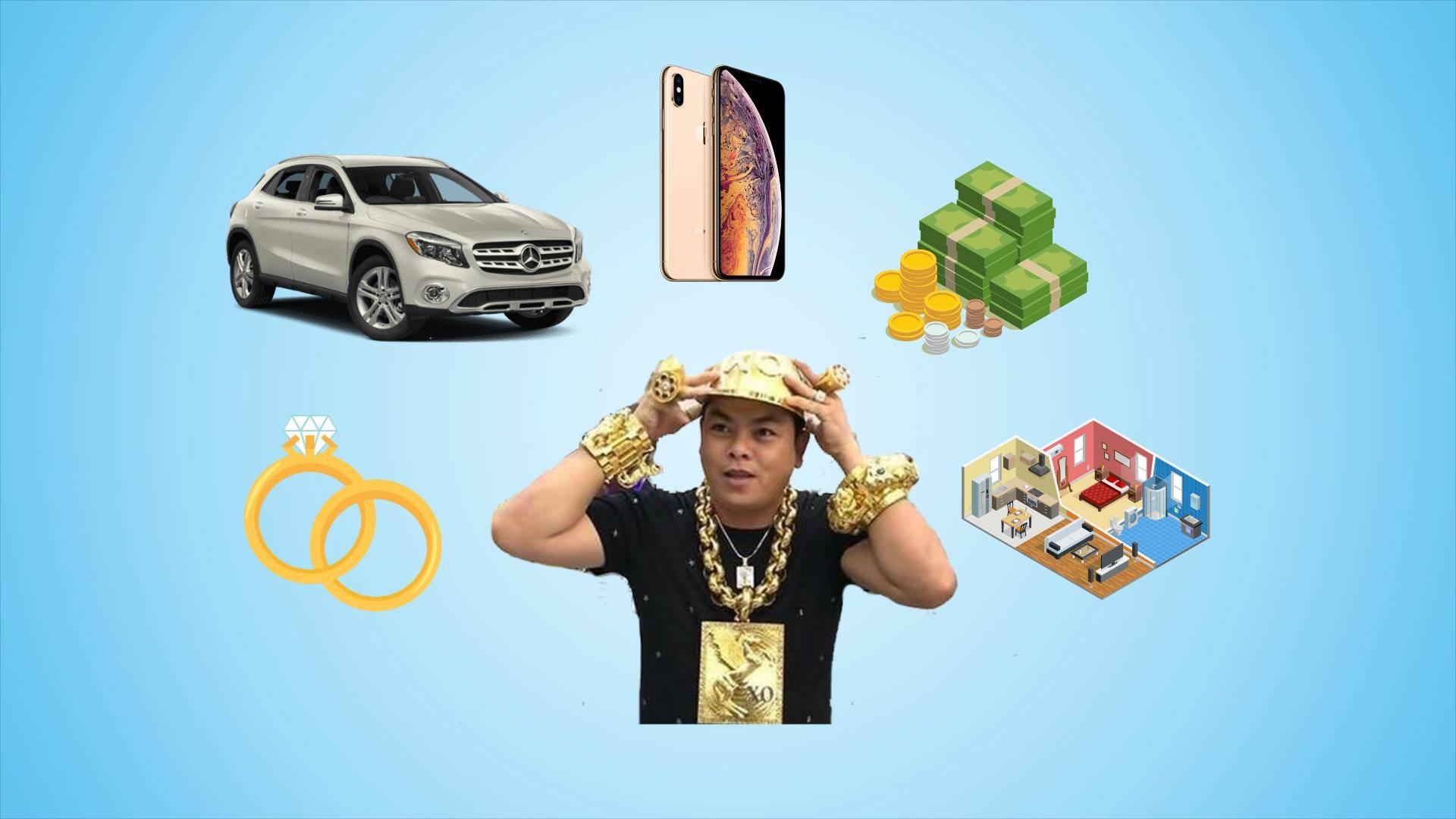 Neu la that, 17 kg vang ma Phuc XO deo tren nguoi tri gia bao nhieu? hinh anh