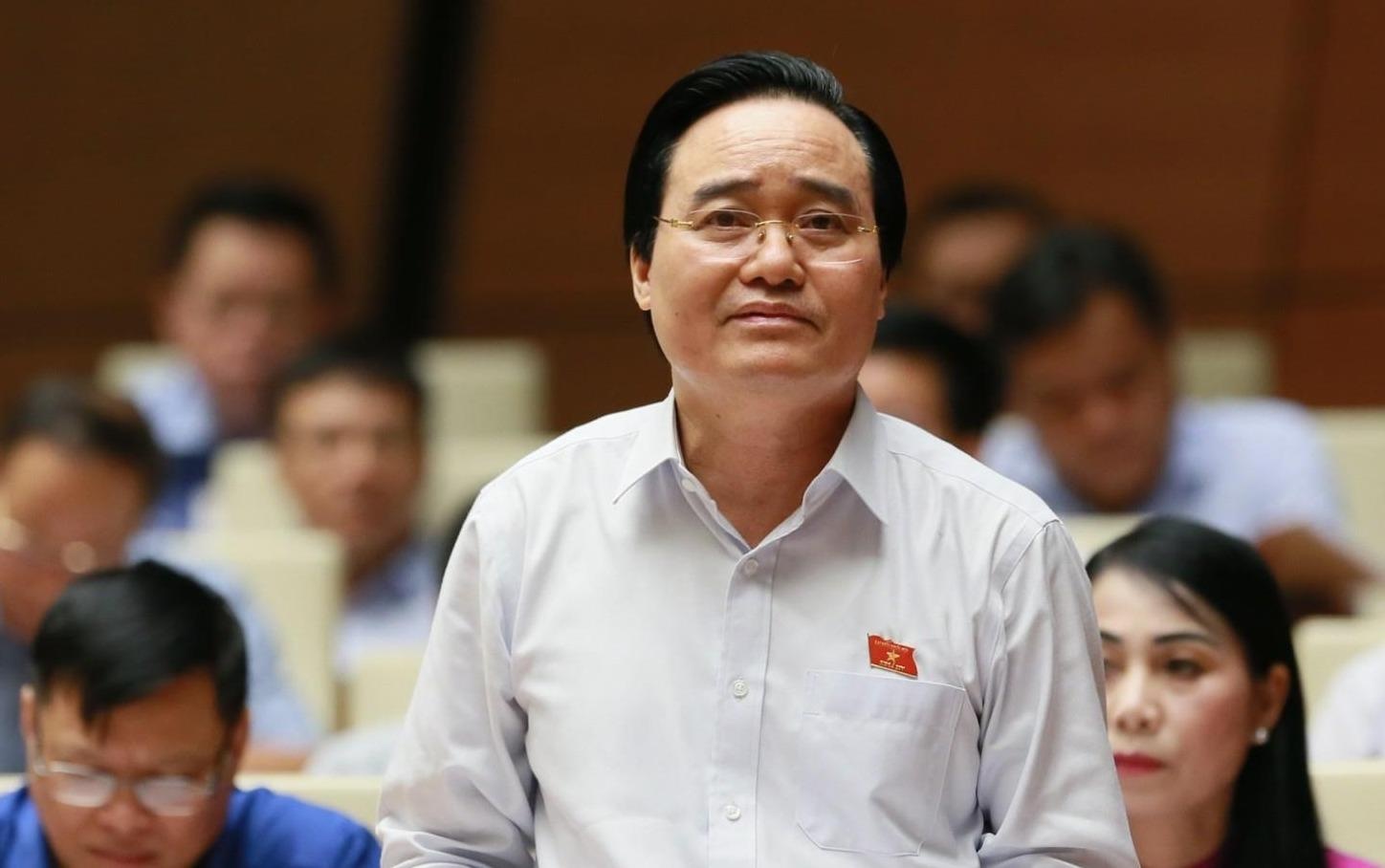 Bo truong Phung Xuan Nha nhan trach nhiem vu gian lan thi cu hinh anh