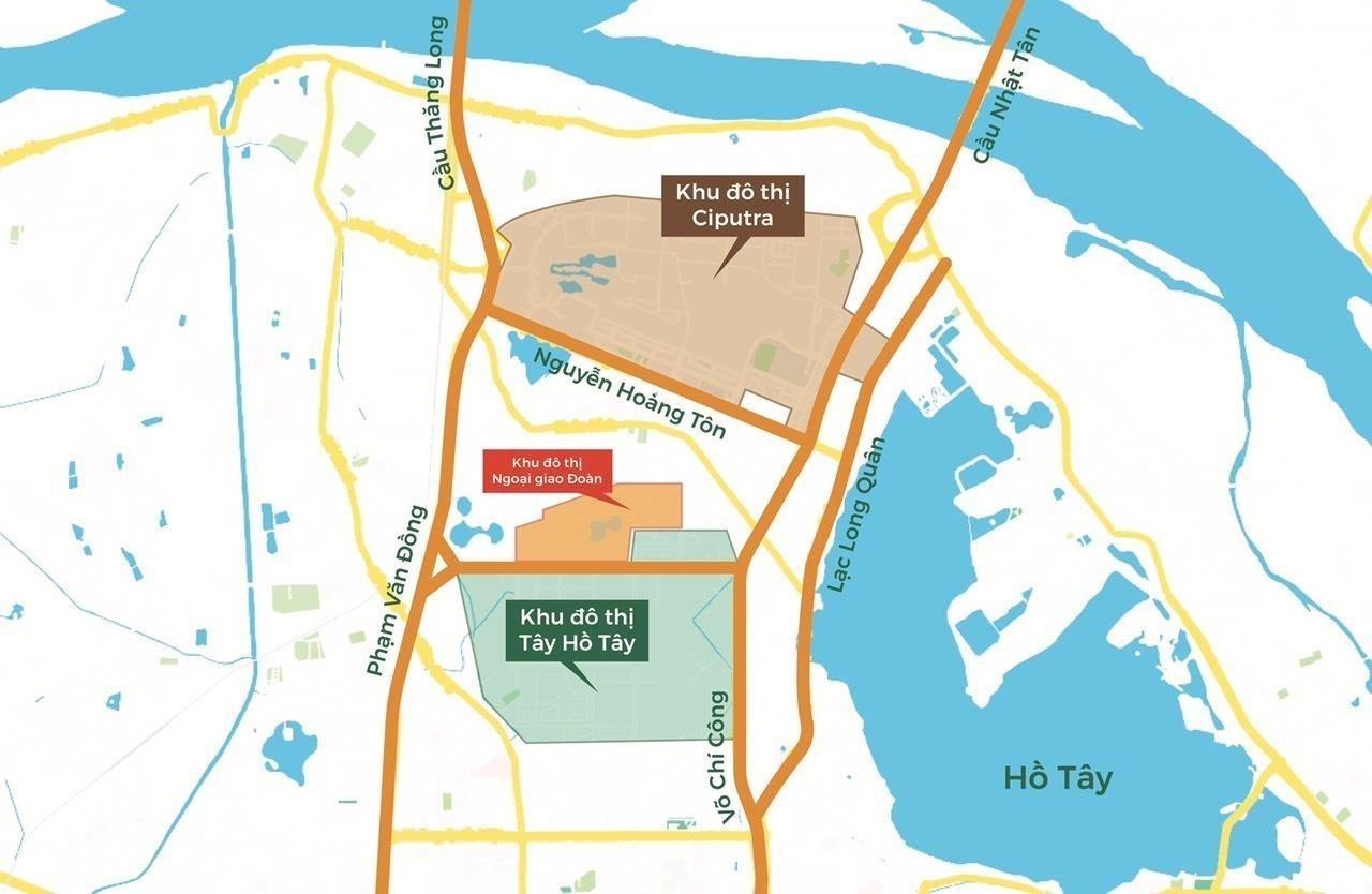 Du an dia oc xep hang an theo truc Nguyen Van Huyen keo dai hinh anh