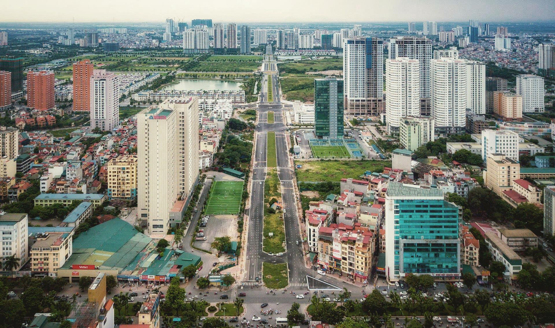 Loat du an dat do an theo duong Nguyen Van Huyen keo dai hinh anh