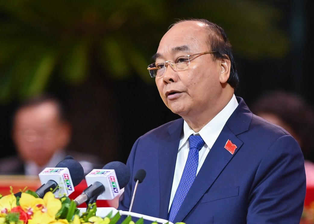 Thu tuong Nguyen Xuan Phuc du Dai hoi Dang bo TP.HCM hinh anh