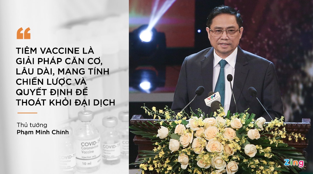 thu tuong Pham Minh Chinh keu goi quy vaccine anh 1