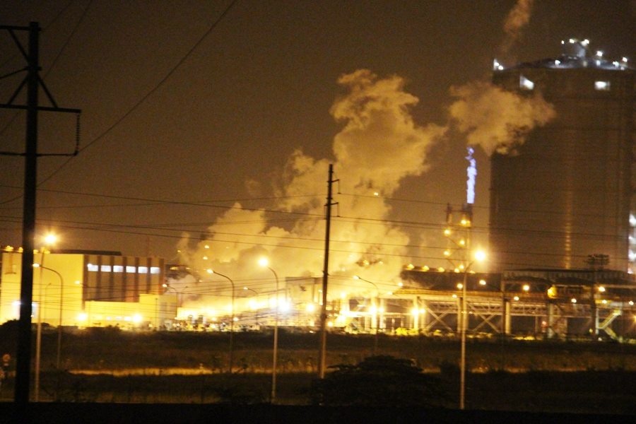 Hien truong vu no lon o Formosa Ha Tinh hinh anh