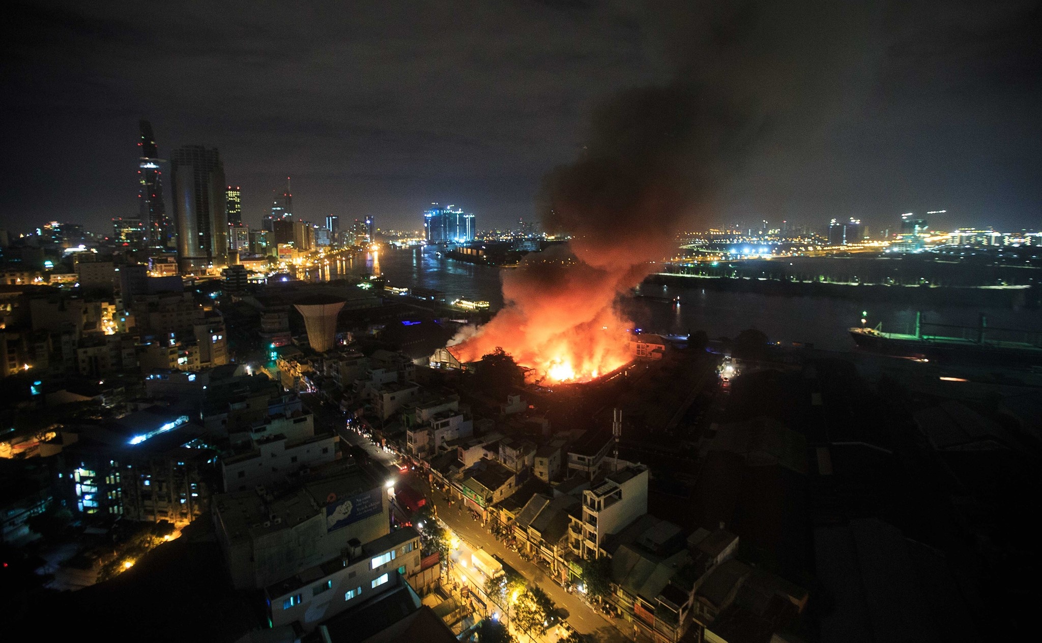 chay o Sai Gon anh 1