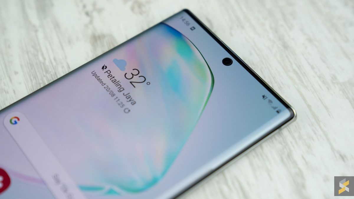 Smartphone Samsung có camera ẩn trong màn hình ảnh 1 Smartphone Samsung co camera an trong man hinh anh 1