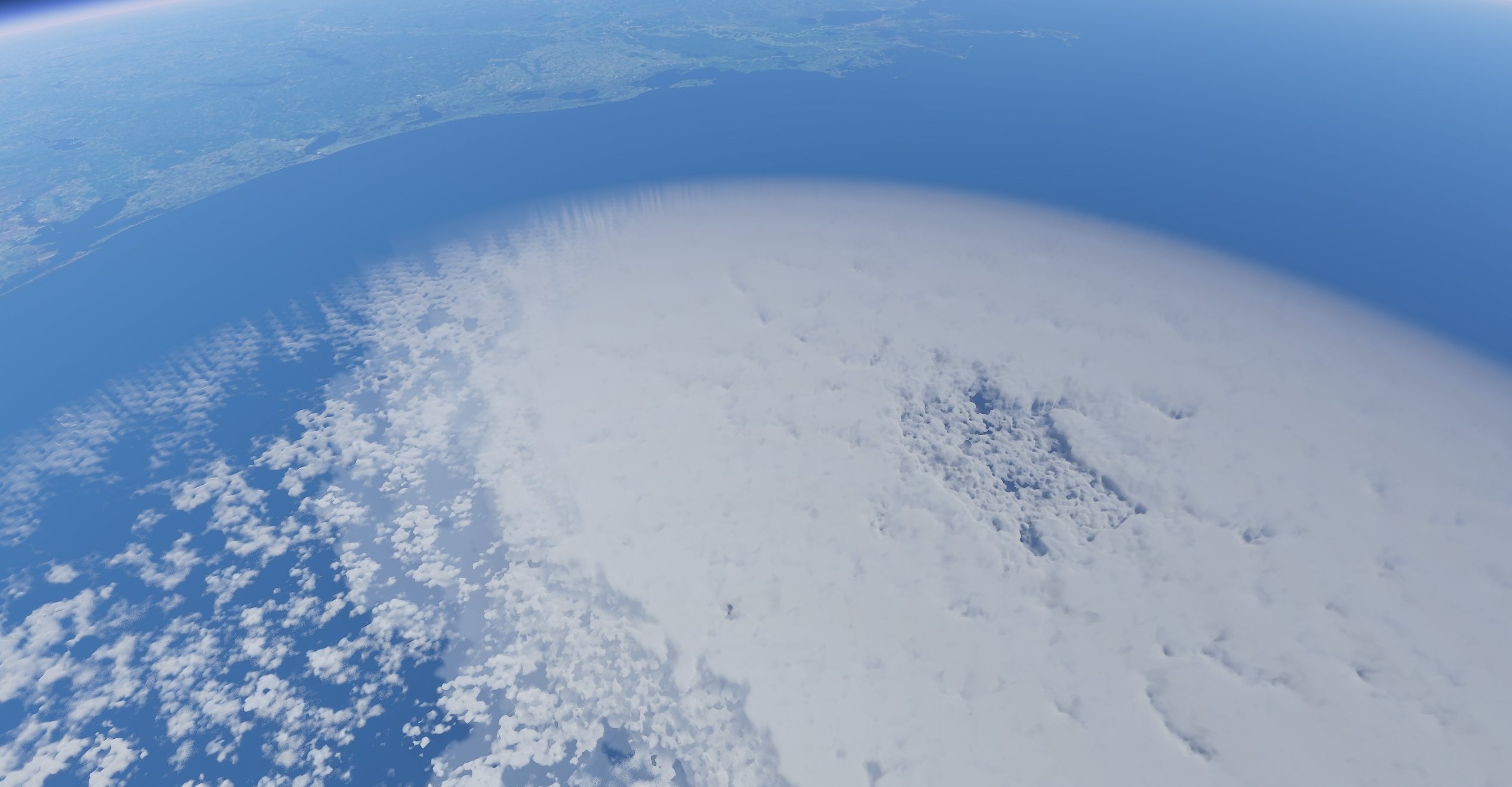 Flight Simulator mo phong sieu bao Laura anh 2