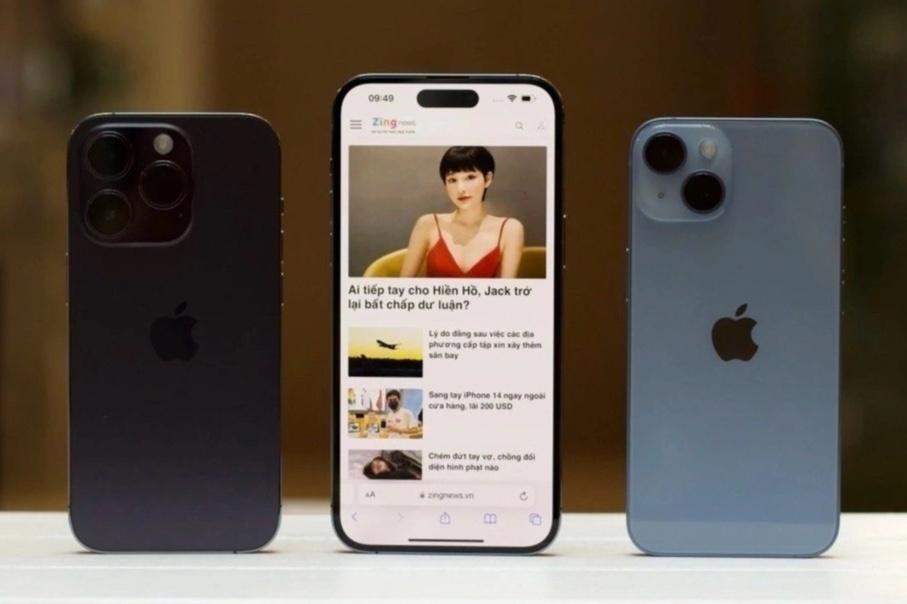 iPhone 14 ve Viet Nam chieu nay, mau tim gia tren 50 trieu hinh anh