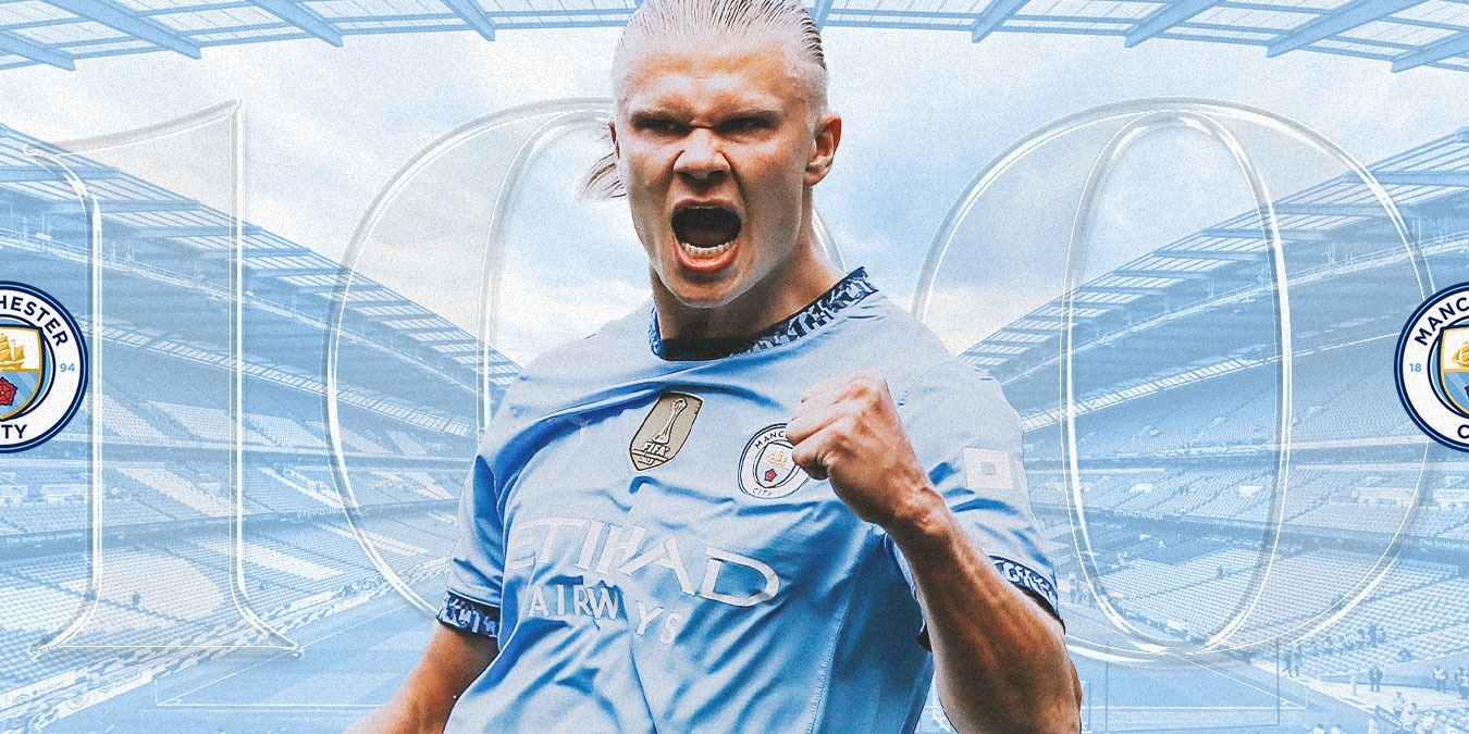 Haaland lap ky tich trong game hinh anh