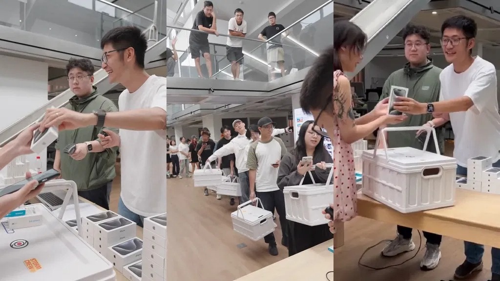 Cong ty Trung Quoc tang iPhone 16 Pro cho toan bo nhan vien hinh anh