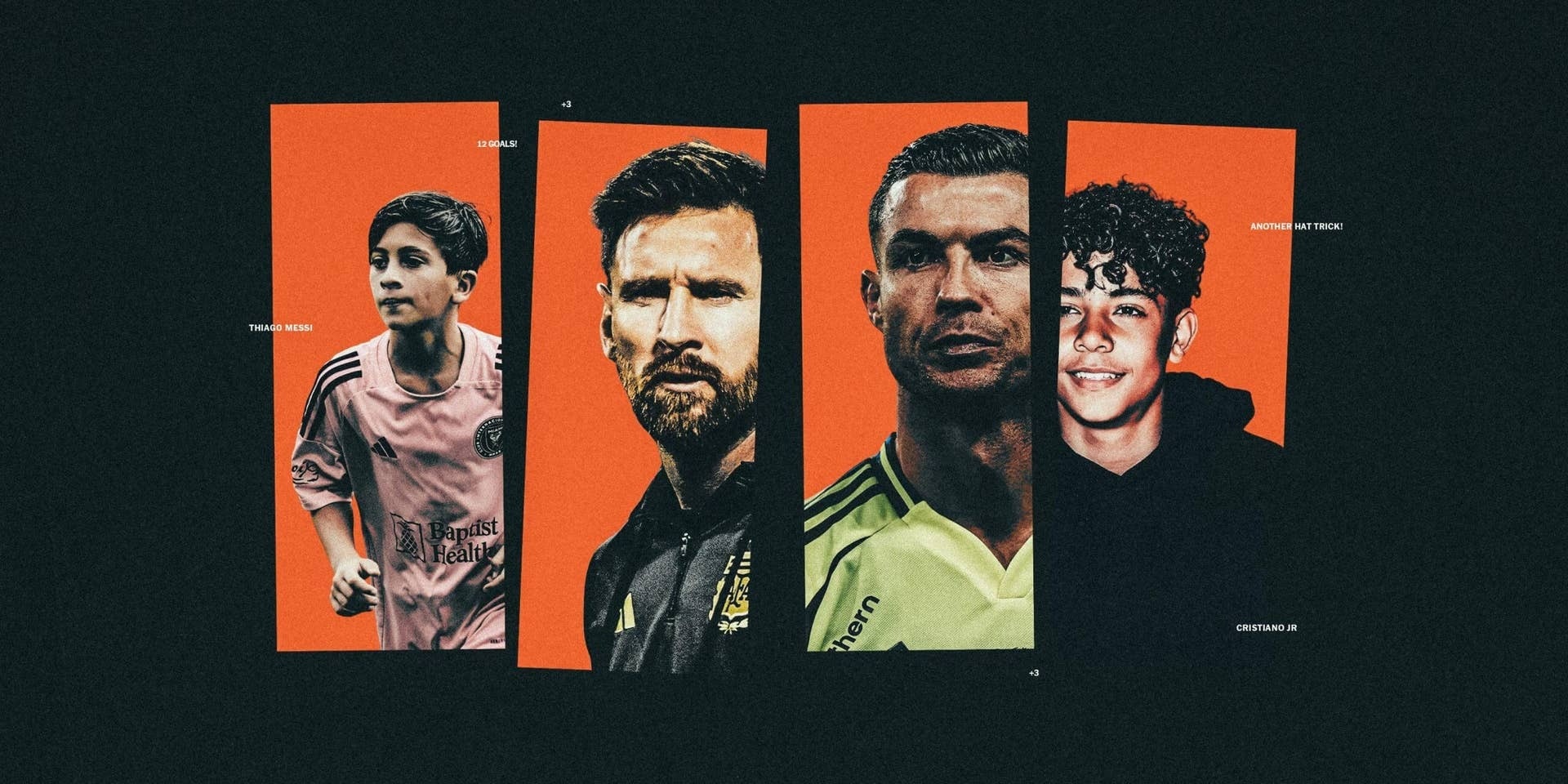 Con trai cua Ronaldo va Messi bi loi vao cuoc chien mang hinh anh