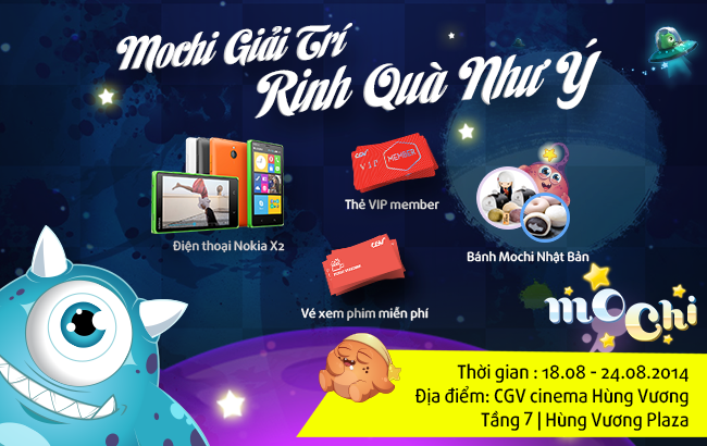 Cùng tham gia sự kiện chào đón Mochi ra mắt trên Zalo với nhiều phần quà hấp dẫn đang chờ bạn nhé.