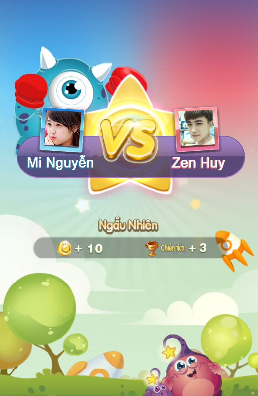 Bạn có thể dễ dàng mời bạn bè cùng chơi game Mochi hoặc thách đấu với họ thông qua Zalo.