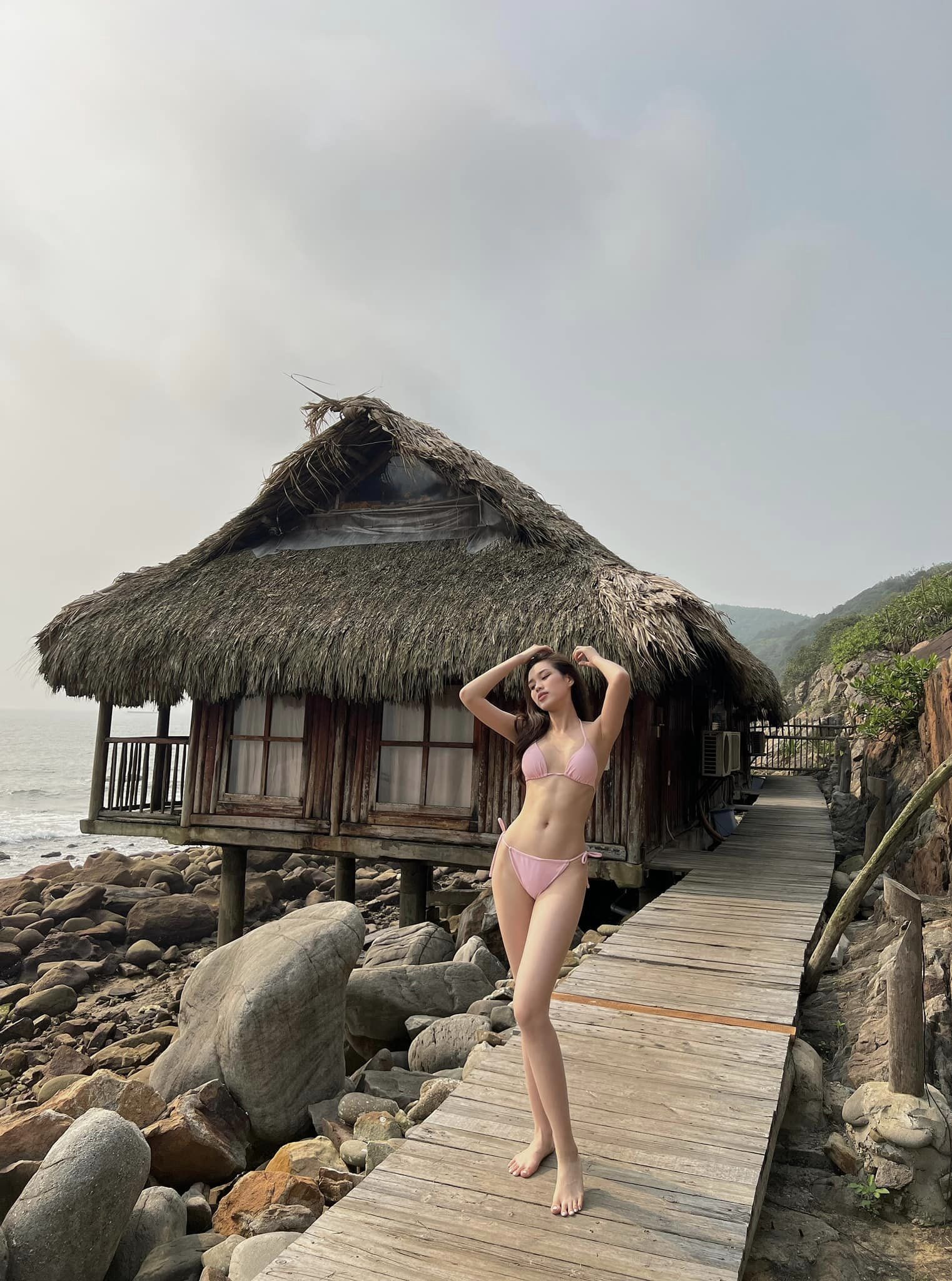 Do Thi Ha bikini anh 6