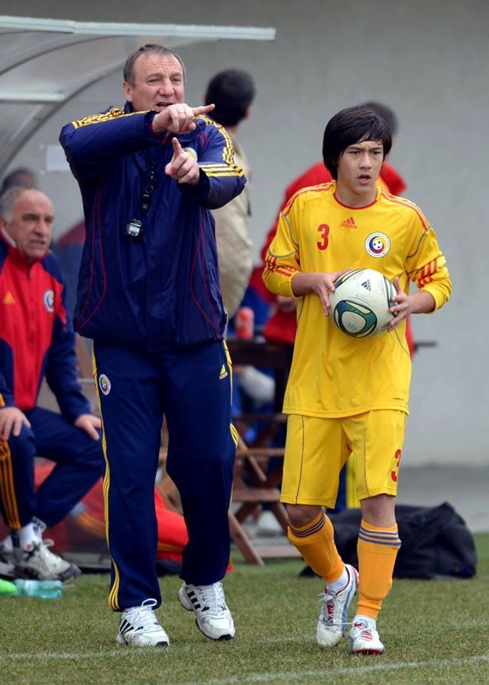 Florentin Phạm Huy Tiến trong màu áo Steaua Bucharest.