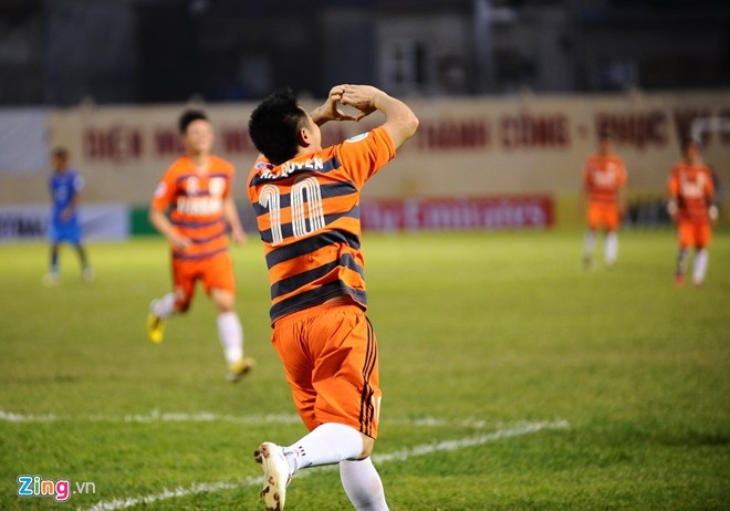 Nếu không giữ gìn và tập luyện tích cực, Văn Quyến sẽ rất khó tái hiện lại hình ảnh này trong trận đấu với Kitchee tại AFC Cup.