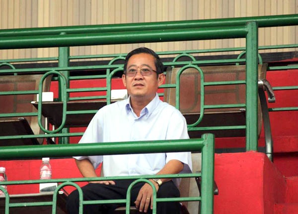 Chủ tịch Nguyễn Minh Sơn của CLB Bình Dương. Ảnh: thethaovanhoa