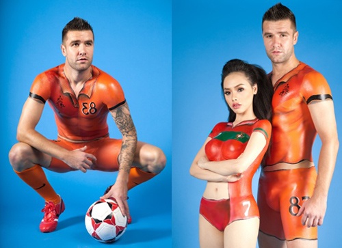 Danny van Bakel sở hữu dáng vóc lý tưởng của một người mẫu.