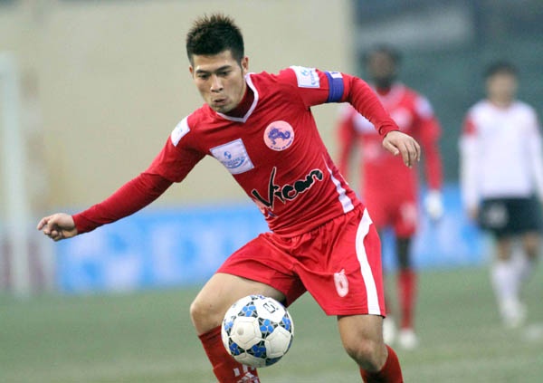 Minh Châu nhận nhiều thẻ phạt thứ 3 tại V.League 2014. Ảnh: thethaovanhoa