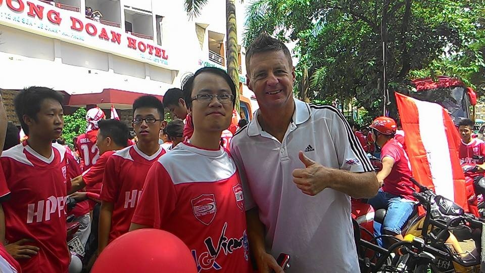 HLV Dylan Kerr rất hạnh phúc vì nhận được sự cổ vũ hết mình của các cổ động viên.