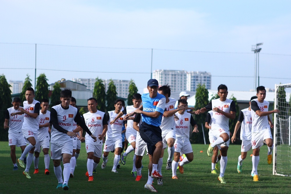 HLV Miura luôn yêu cầu các cầu thủ phải hoạt động với cường độ rất cao.