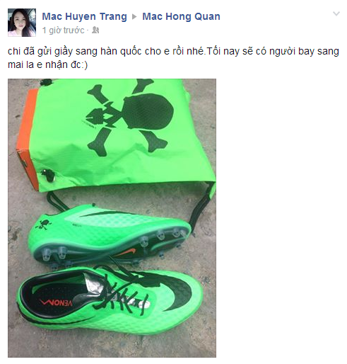 Món quà ý nghĩa chị gái dành tặng cho Mạc Hồng Quân.