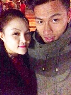 Mạc Hồng Quân và chị gái Mạc Huyền Trang.