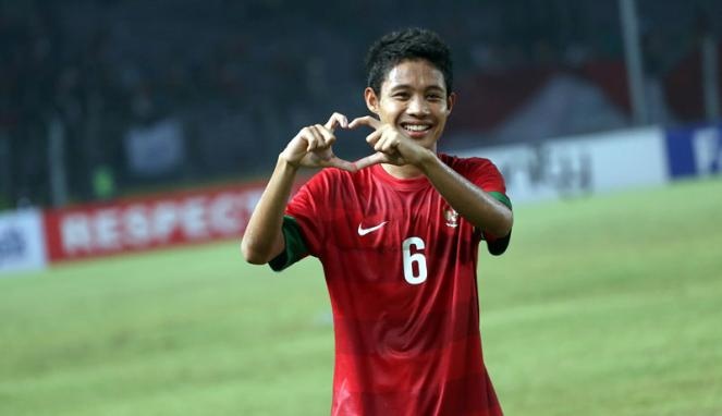 Evan Dimas là gương mặt trẻ nổi bật của bóng đá Indonesia.