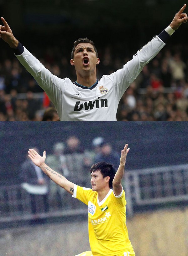 Công Vinh và nhiều tuyển thủ chọn Real vì tình cảm dành cho Ronaldo.