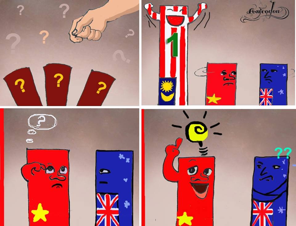 Khoảnh khắc căng thẳng khi phải bốc thăm.