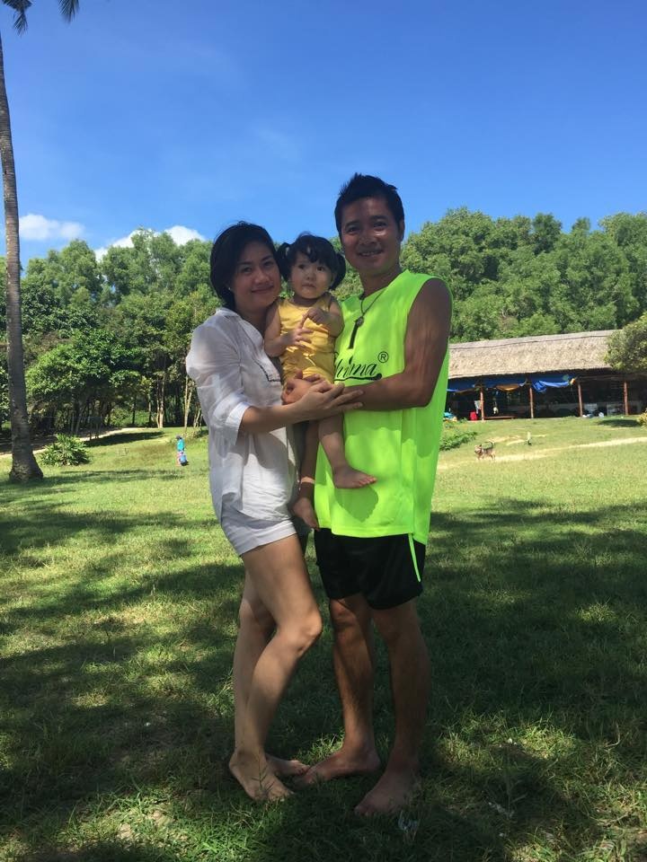 Gia đình hạnh phúc của cựu danh thủ thuộc thế hệ vàng của bóng đá Việt Nam.