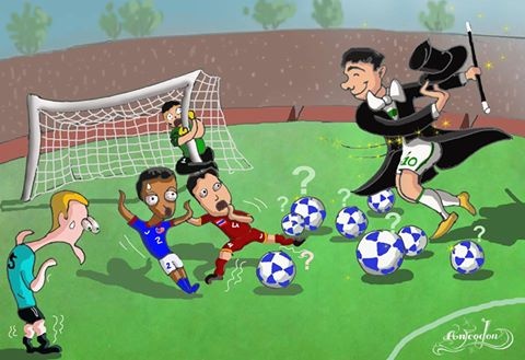 Trong khi đó, những pha xử lý bóng lắt léo và kỹ thuật của Công Phượng khiến anh biến thành một ảo thuật gia trước khung thành đối phương.