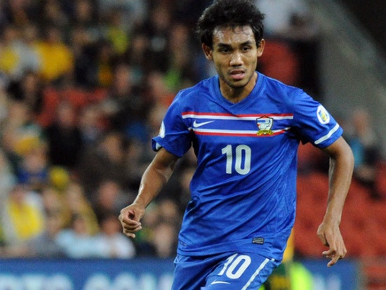 Vua phá lưới AFF Cup 2012 Dangda sẽ không có tên trong danh sách tuyển Thái Lan.