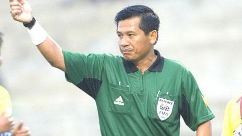 Cựu trọng tài Dương Văn Hiền từng 3 lần giành danh hiệu Chiếc còi vàng Việt Nam.