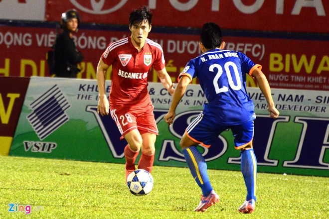 Công Vinh vẫn chưa có được phong độ tốt nhất. Ảnh: Nguyễn Quang