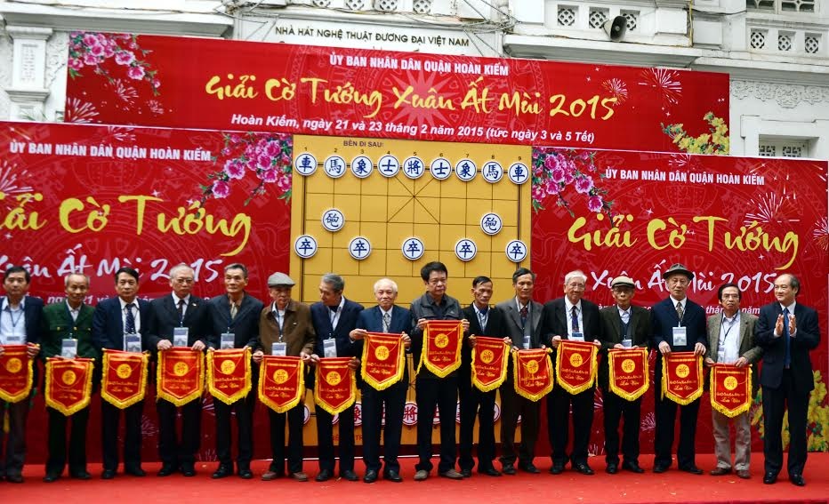 16 kỳ thủ xuất sắc nhất của Hà Nội sẽ tranh tài tại Giải Cờ tướng xuân Ất Mùi.