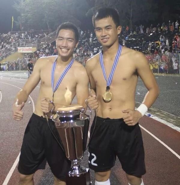 Văn Tiến (phải) từng góp công lớn trong chức vô địch của U19 HAGL tại giải U21 quốc tế năm 2014. Ảnh: NVCC