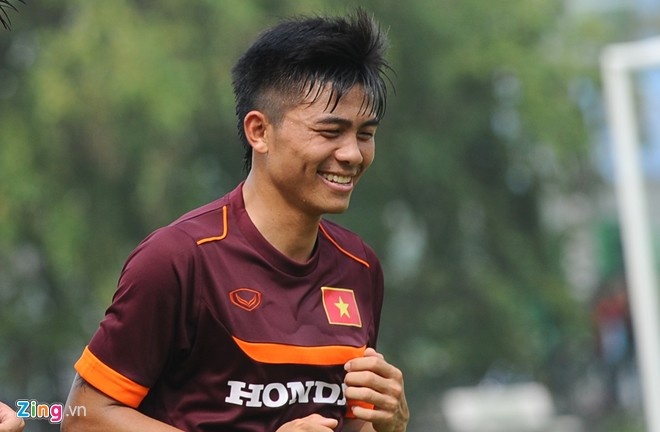 Trung vệ Mạnh Hùng đã trở lại ấn tượng trong màu áo U23 Việt Nam. Ảnh: Tùng Lê