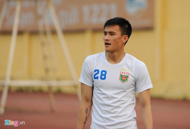 Công Vinh bày tỏ sự không hài lòng dưới trướng HLV Lê Thụy Hải. Ảnh: Tùng Lê