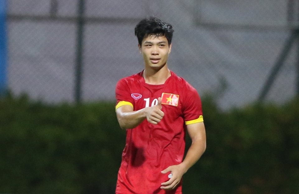 Công Phượng để lại dấu ấn đậm nét trong chiến thắng của U23 Việt Nam. 