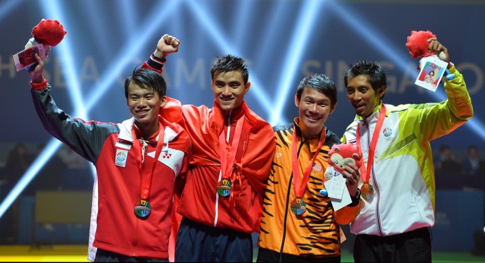 Đấu kiếm -nội dung thuộc Olympic - giành 2 HCV cho Đoàn TTVN ngay trong ngày ra quân. Ảnh: Hoàng Hà