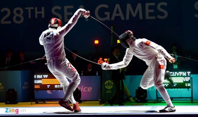Đấu kiếm Việt Nam đã có một kỳ SEA Games xuất sắc. Ảnh: Hoàng Hà