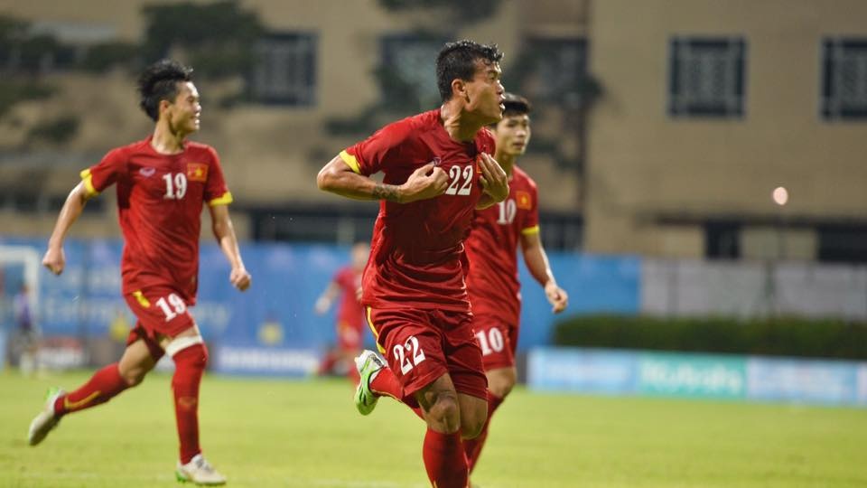 Thanh Hiền bất ngờ tỏa sáng trong trận đấu gặp U23 Lào. Ảnh: Hoàng Hà