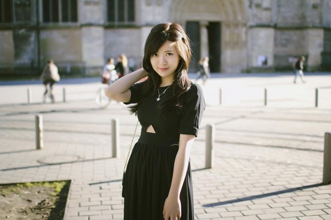 Tú Linh sở hữu vẻ ngoài xinh xắn