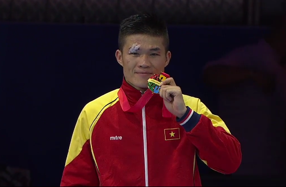 Trương Đình Hoàng là hiện tượng của boxing Việt Nam tại SEA Games 28. Ảnh: tapchithethao.vn