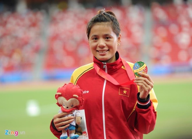 Nguyễn Thị Huyền là một trong những gương mặt nổi bật của TTVN tại SEA Games 28. Ảnh: Anh Tuấn