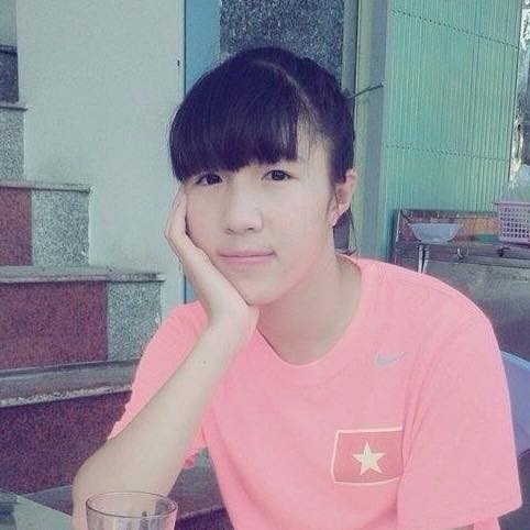 Lê Thị Thu khi khoác áo U19 Việt Nam năm 2014.