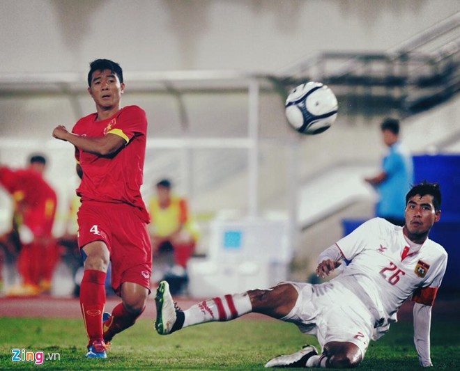 Đức Chinh đã chơi ấn tượng trước U23 Lào. 