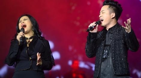 Thanh Lam, Tung Duong hat ung ho dong bao mien Tay hinh anh